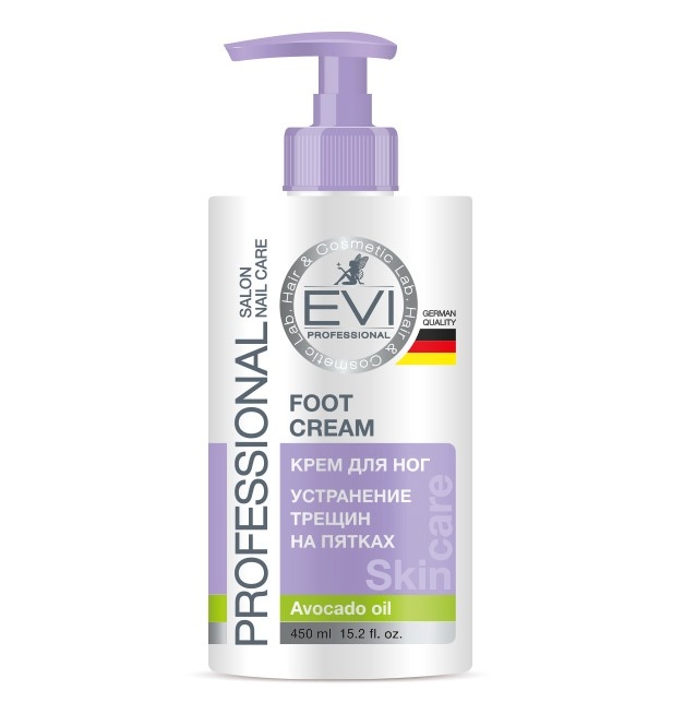 EVI professional Крем для ног. Устранение трещин на пятках,