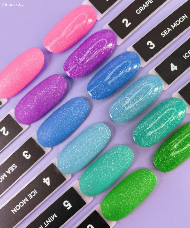 Гель-лак с поталью  1 шт, 7.