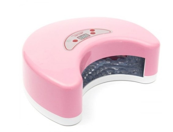 Лампа для сушки гель-лака (LED proffesional) розовая
