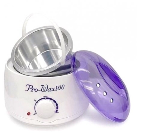 Нагреватель воска в банке (400мл) с доп чашей PRO-WAX (белый