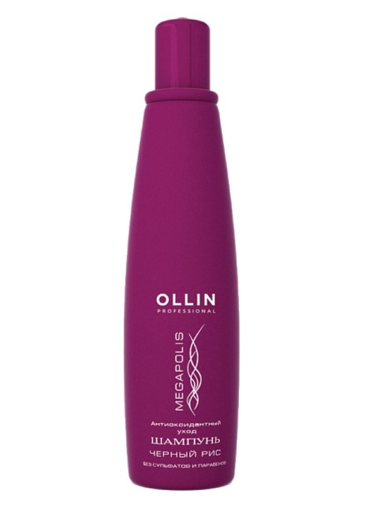 OLLIN Megapolis Шампунь на основе черного риса, 200мл