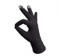 Перчатки нитриловые черные 100шт M
