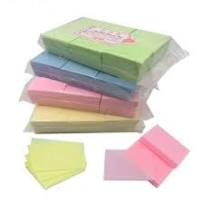 Салфетки для ногтей 1000 штук (размер 4*6см ) в пакете