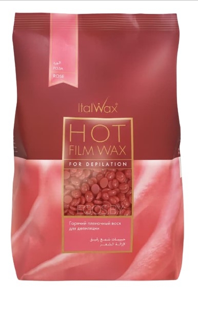 Воск для депиляции в гранулах пленочный Роза ItalWax, 500г