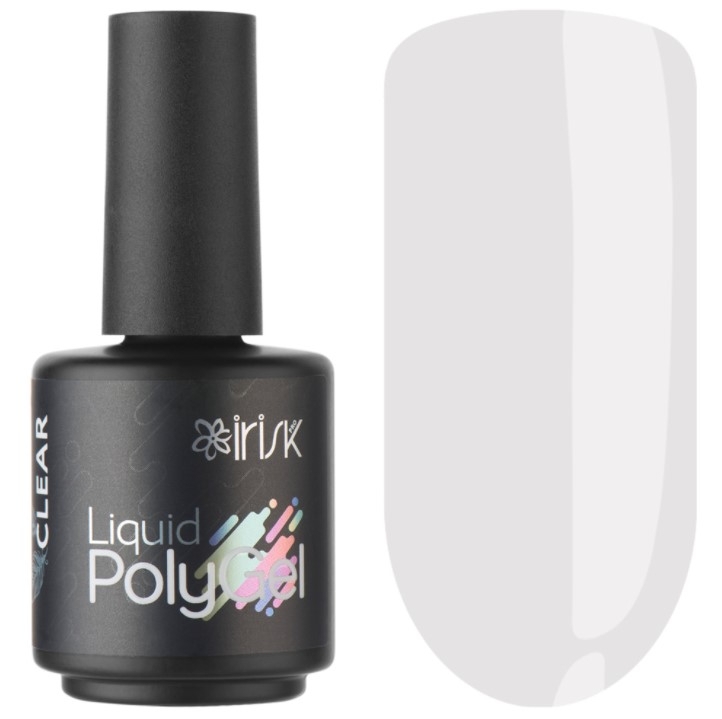 Жидкий полигель Liquid PolyGel Irisk (01 Clear), 18 мл